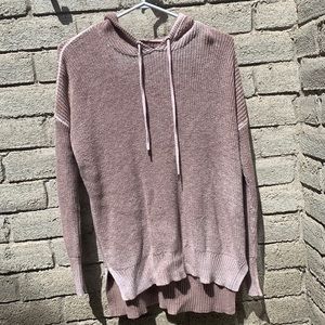Pink American Eagle hooded sweater
